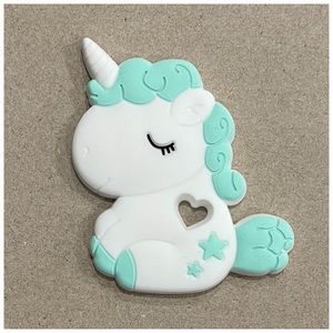 MINT | Silicone sleepy unicorn baby teether toy